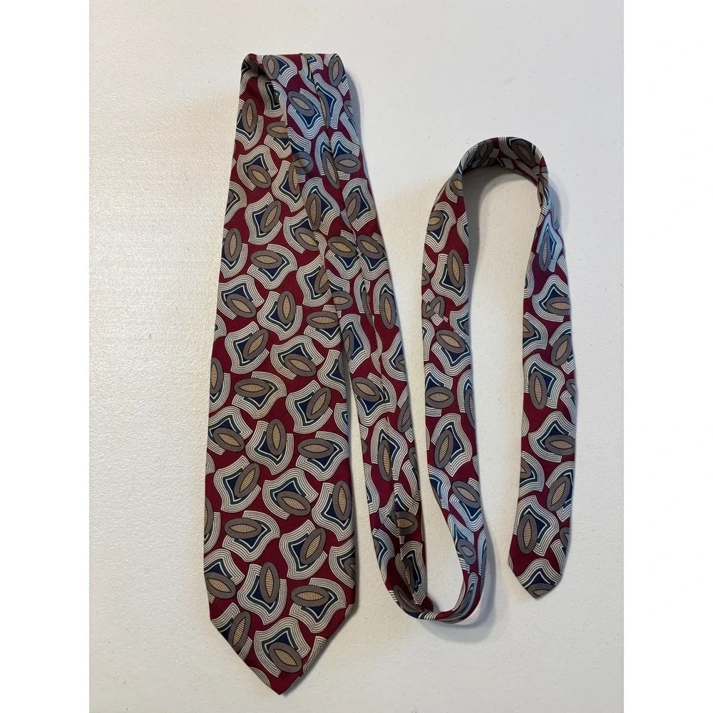 Talbott Studio Albert Vintage Silk‎ Necktie Hand Sewn Made in USA Men's Tie